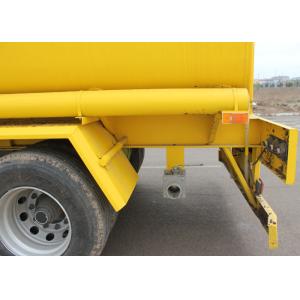 Professional 50000 Liters Flatbed Semi Trailer Truck With Fuel Tanker