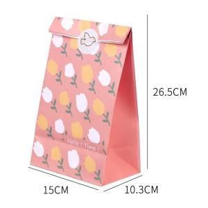 Custom gift bag Valentine's Day birthday gift bag Kraft paper bag Birthday gift