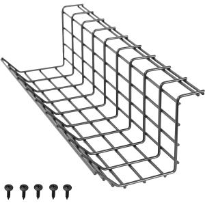 Non-folding Rack for Office and Home Power Strip Holder and Cable Management Wire Rack
