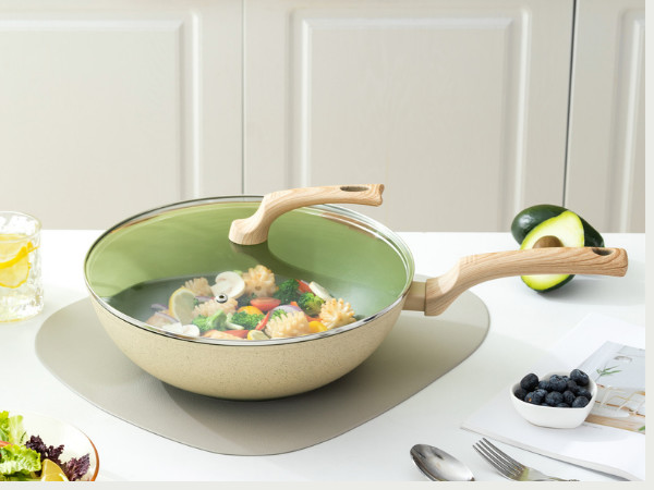 Buy Premium Aluminum Wok Pan With Durable Loop Handles at wholesale prices