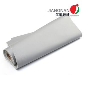 3732 0.45mm Grey PU Coated Fiberglass Fabric Cloth For Welding Blanket