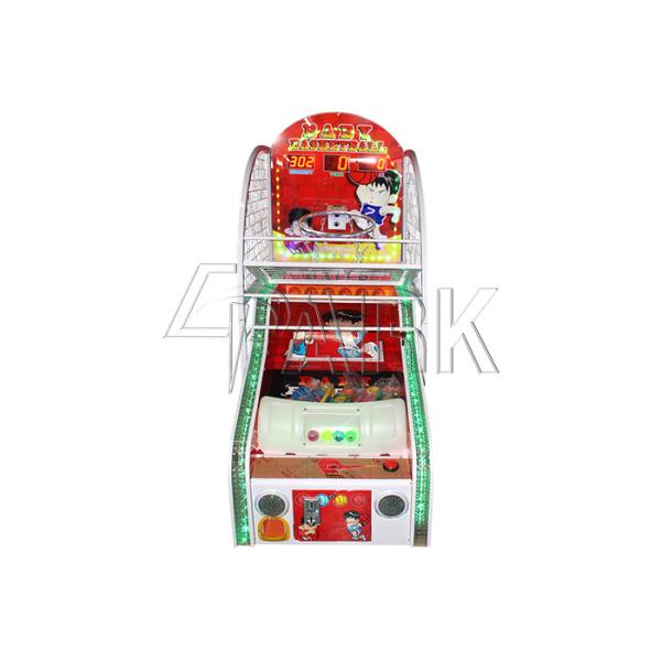 Metal Arcade Basketball Game Machine Electronic Coin Operated Skill Shooting