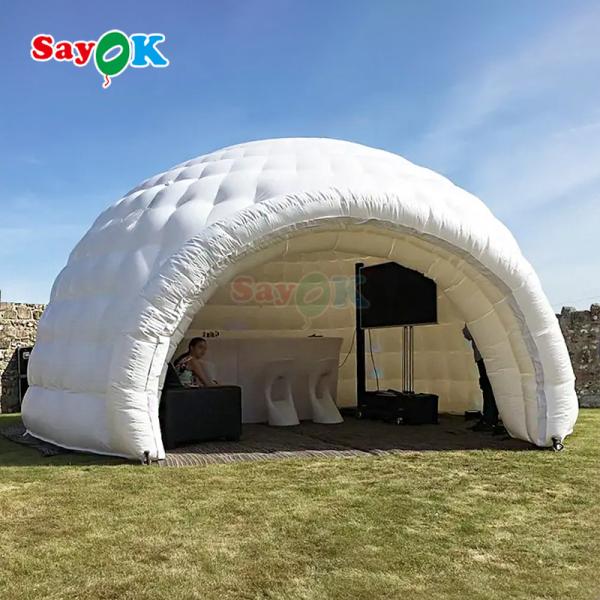 OEM / ODM Durable Oxford Fabric Outdoor Large Inflatable Tent Igloo for Party
