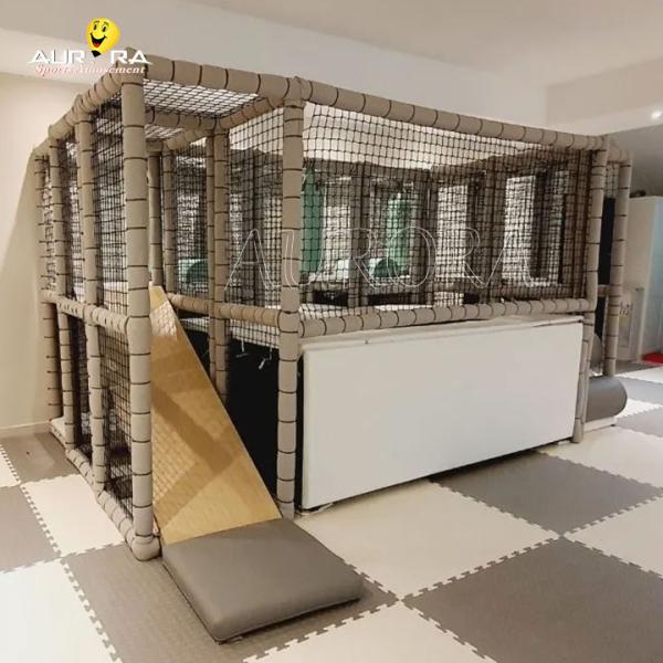 Children Playground Indoor Soft Play Equipment With Bouncing Maze