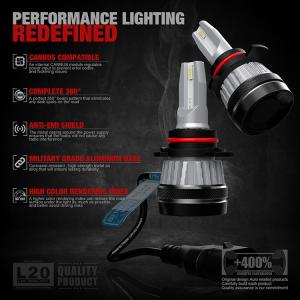 9012 Car LED Headlight Bulbs 4000K Temperature IP68 Waterproof
