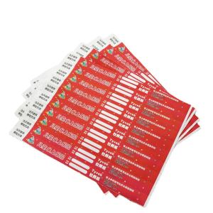 Sequential Numbering Barcoding Tyvek Paper Bracelets for Identification and