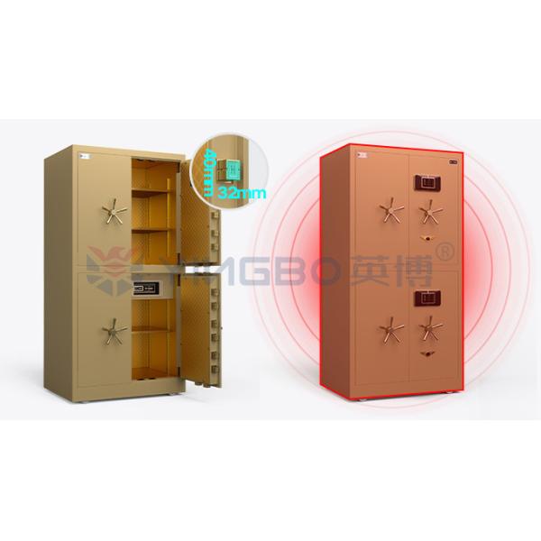 H1800mm Four Doors Fingerprint Lock Vault Door Movable Vault Room Safe Box