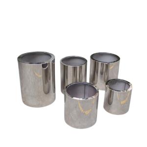 Quality Stainless steel round planter flower pot with mirror finishing for sale