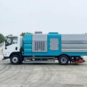 Pure Electric Vacuum Sanitation Cleaning Truck Dongfeng Sweeper Truck