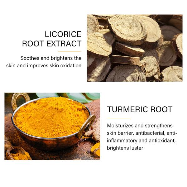 Wholesale Moisture Whitening Turmeric Toner Safety Effective Anti-acne Brightening Firming Skin Corrector Face Skin