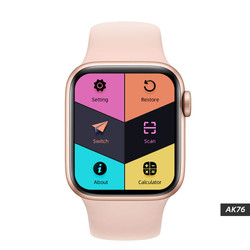 2.5D Full Touch Blood Pressure Brands AK76 Smart Watch Charging Clip Kids Games