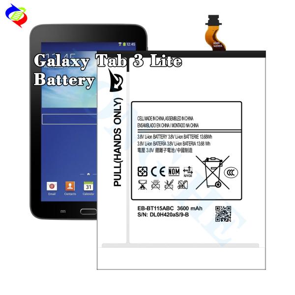 Buy 3600mAh RECHARGABLE Battery For SAMSUNG T115 T116 SM-T116NU SM-T116BU EB-BT115ABC at wholesale prices