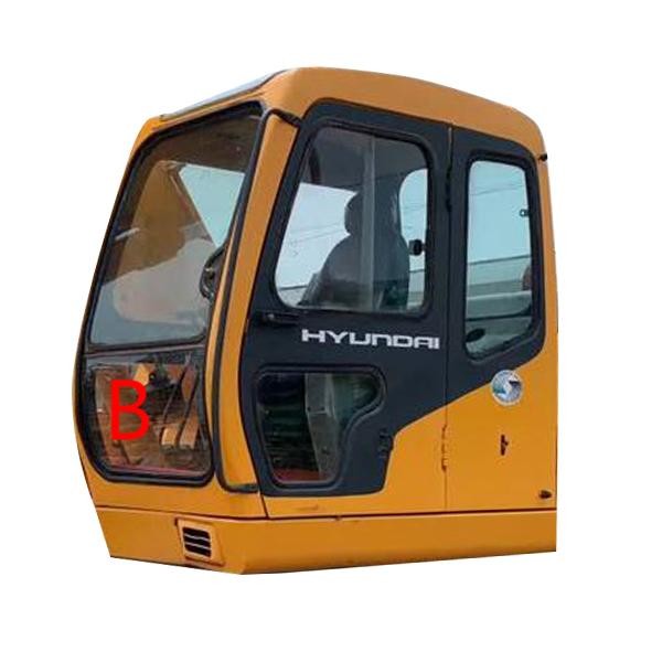 Buy FCC Mini Digger Glass Replacement HYUNDAI Excavator Front Windscreen at wholesale prices