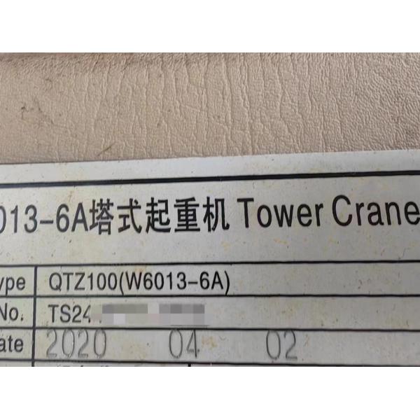 20 Years Zoomlion 6013-6tower Crane Price Good Construction Tower Crane
