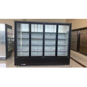 Supermarket Air Curtain Cabinet R404A R134A Continuous Row