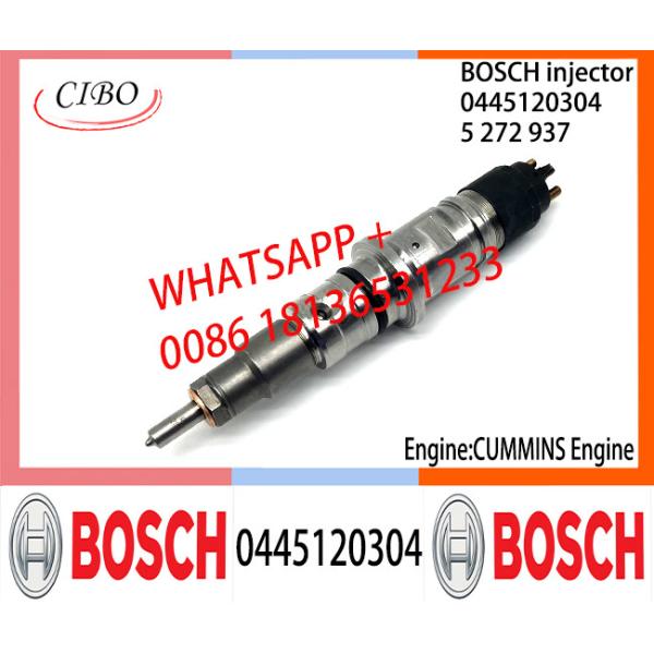 BOSCH 0445120304 Neutral Diesel Fuel Injector Assembly 0445120304 5272937 For CUMMINS Engine