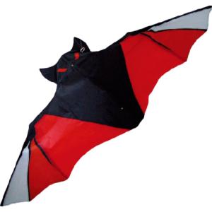 China Batman Pattern Children Flying Kites , Fiberglass Frame Stackable Kites on sale