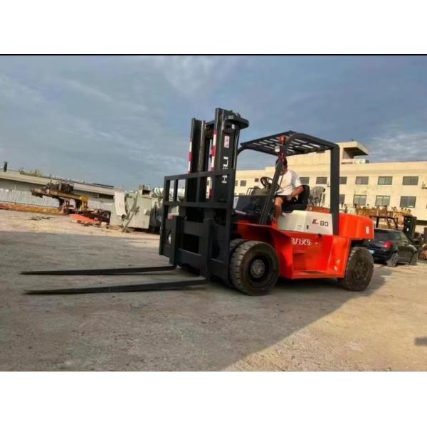 8 Tonne Pre Owned Forklift Used Warehouse Forklift With CE Certification