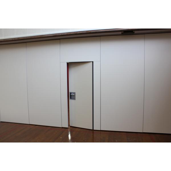 85mm Wood Melamine Conference Room Sound Proof Partition Walls Sliding Types