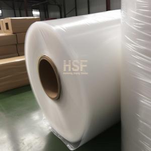 RoHS Translucent White Monoaxially Oriented Polyethylene Sheeting Roll Film