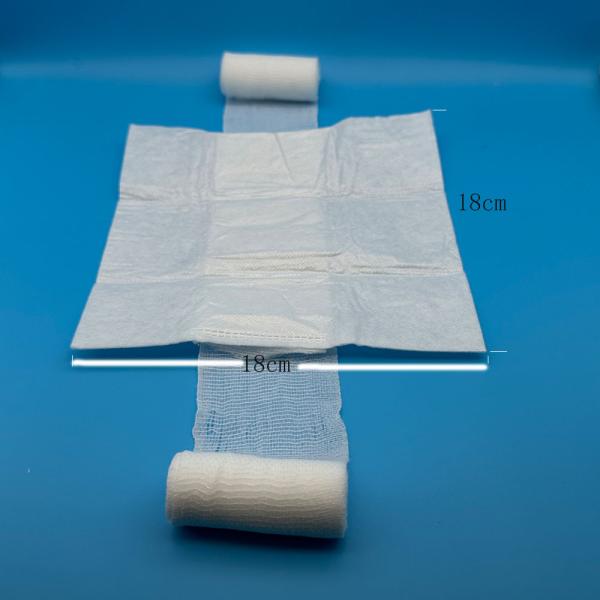 Class I Rolled Gauze Tape ISO13485 18 X 18cm Gauze Dressing Kit
