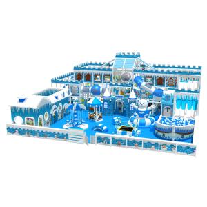 Commercial Indoor Soft Playground Equipment With Winter Snowman