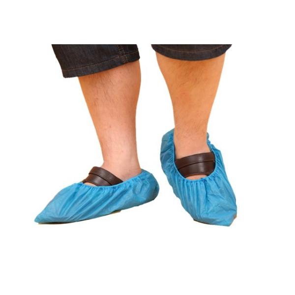 Anti Skid Plastic Disposable Shoe Covers For Workmen 41*15cm / 38*16cm