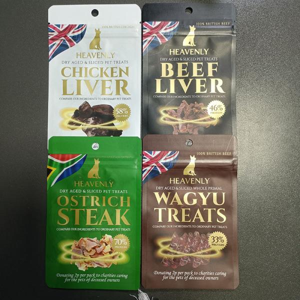 1.5kg Beef Pet Food Gusset Packaging Bag with Zipper and PET PA Aluminum Foil CPP Material