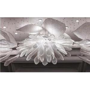 Light Luxury Simple Non-standard Engineering Lamp Glass Staircase Chandelier