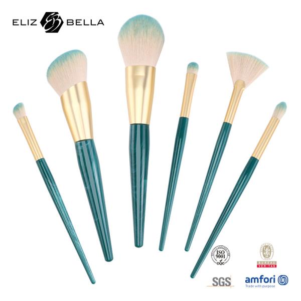 Buy 6pcs Essential Makeup Brushes Set No Streaks Premium Quality Synthetic Hair Makeup Tools at wholesale prices