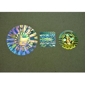 Quality Printing Custom 3D Holographic Security Stickers For Sealing Packages for sale