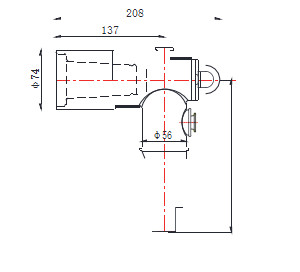 EPDM Cold Shrink Cable Accessories elbow connector IEEE 386 Standard