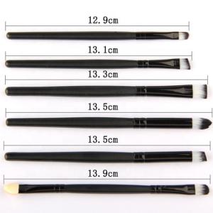 6Piece Synthetic Hair Eye Makeup Brush Set