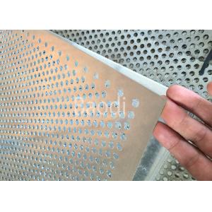 Aluminum Stainless Steel Width 1M Perforated Wire Mesh Construction Screen