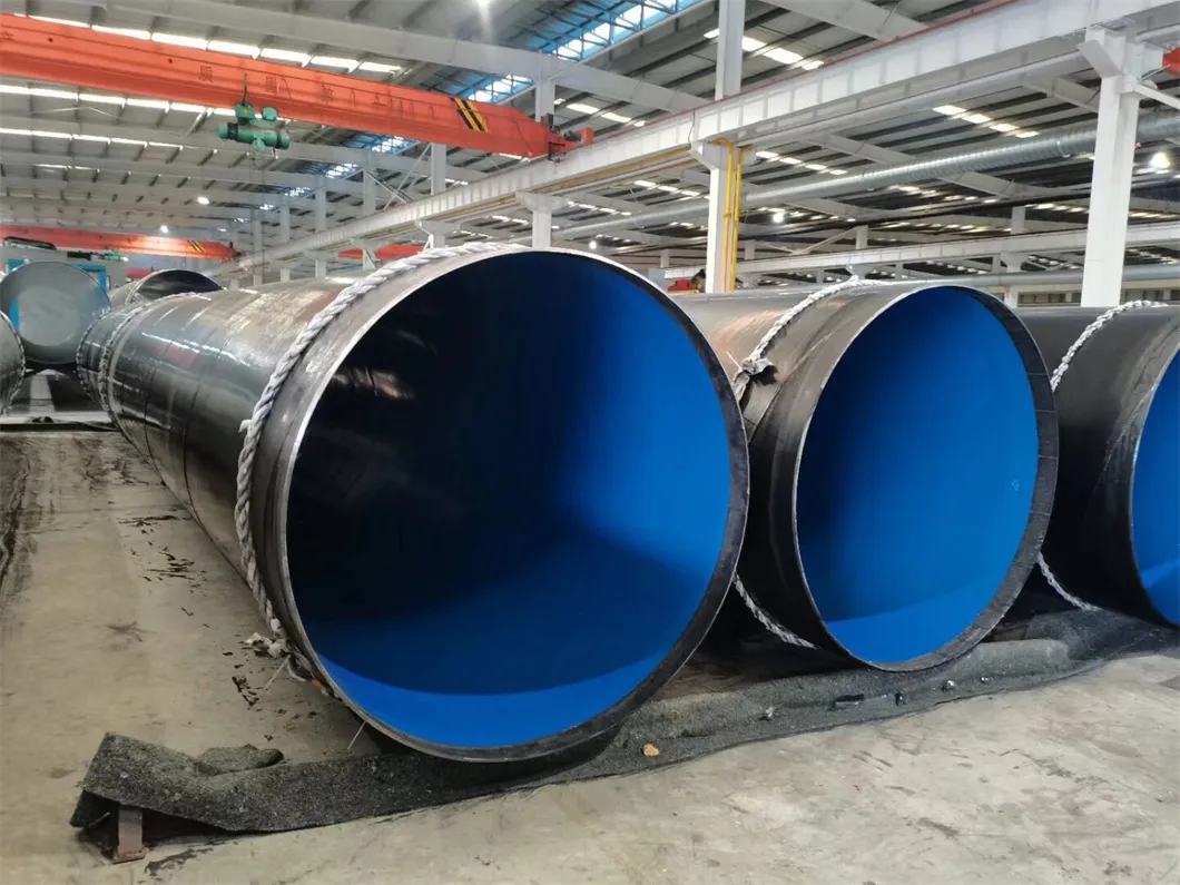Steel Pipe Internal Fbe External 3lpe Anti-Corrosion Coating Manufacturer with Shot Blasting Machine