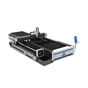 Quality Metal Tube And Plate 3015 Fiber Laser Cutting Machine With Rotary Device for sale