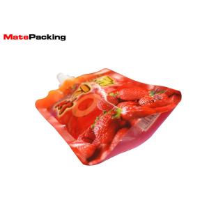 Foldable Gravure Printing Refillable Squeeze Pouches Top Spout For Liquid