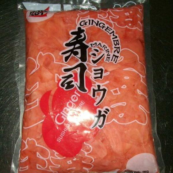 Water Preservation Process Sweet Pickled Sushi Ginger in Bulk for Japanese Delicacies