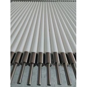 China Quartz Fused Silica Ceramic Roller for Glass Tempering Furnace on sale