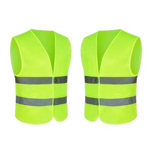 Outdoor Custom Reflective Safety Vest Coveralls Size L Green Reflective Jacket