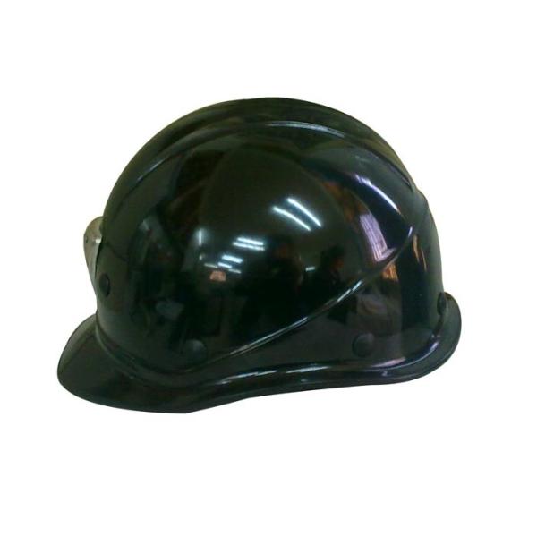 Buy Hat Shaped Construction Site Helmet Black Color Easily Adjustable To Fit Heads at wholesale prices
