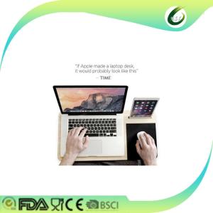 2017 foldable bamboo laptop table factory price