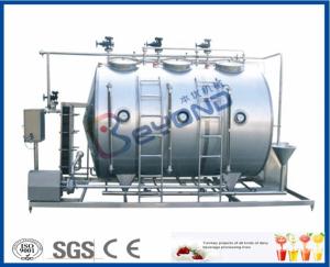 Quality Small Conjunct Type 500LPH CIP Cleaning System For Milk Dairy Industry for sale