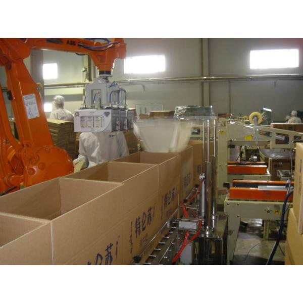Spider Hand Robot Automatic Box Packing Machine For Carton Encasing System
