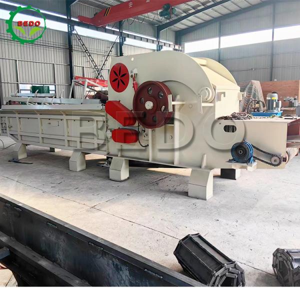 Buy Final Wood Chips Size 25-35MM Industrial Wood Crusher Machine With Max Wood Diameter 300mm at wholesale prices