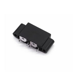 SL-703D Vertical Terminal PCB Welding Blade Fuse Holder with Black Color for