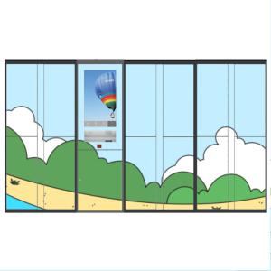 Outdoor Smart Laundry Locker With Blue Tooth Automatic Intelligent Multi