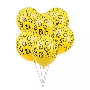 12 Inch 2.8 Gram Thick Five Face Cow Print Latex Balloon for Party