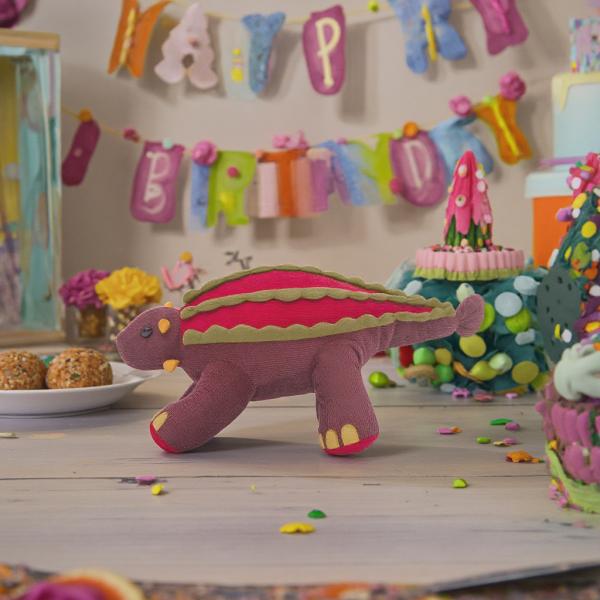 Long Ankylosaurus Dinosaur Plush Toys Soft Teddy Bear Stuffed Animals Birthday Gifts Boys Children