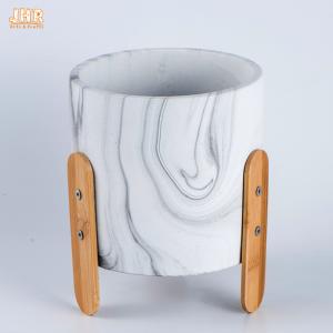 Cement Flower Pots Mini Succulents Plant Pots Round Planters Tabletop Planters